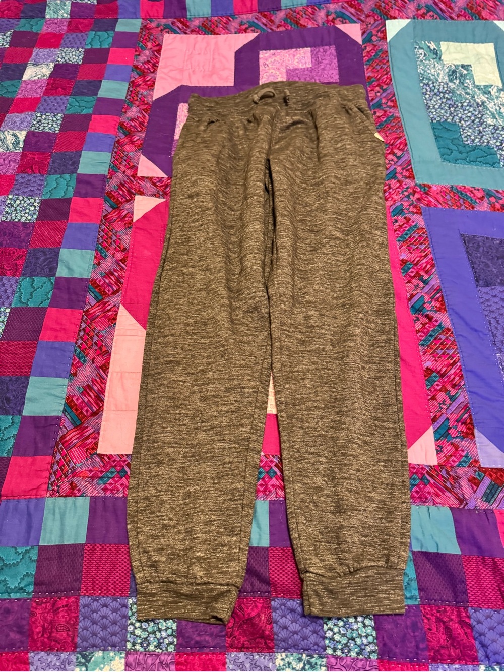 Kids Heather Gray Jogger Sweatpants